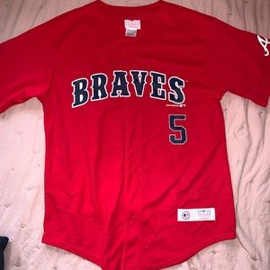 Red Atlanta braves jersey